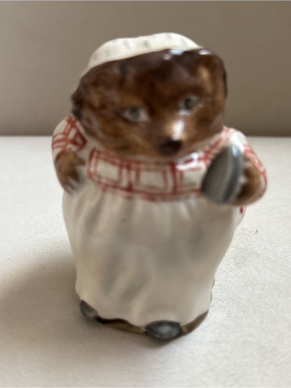 Beatrix Potter Mrs Tiggy-Winkle Beswick England Figurine Base Mark